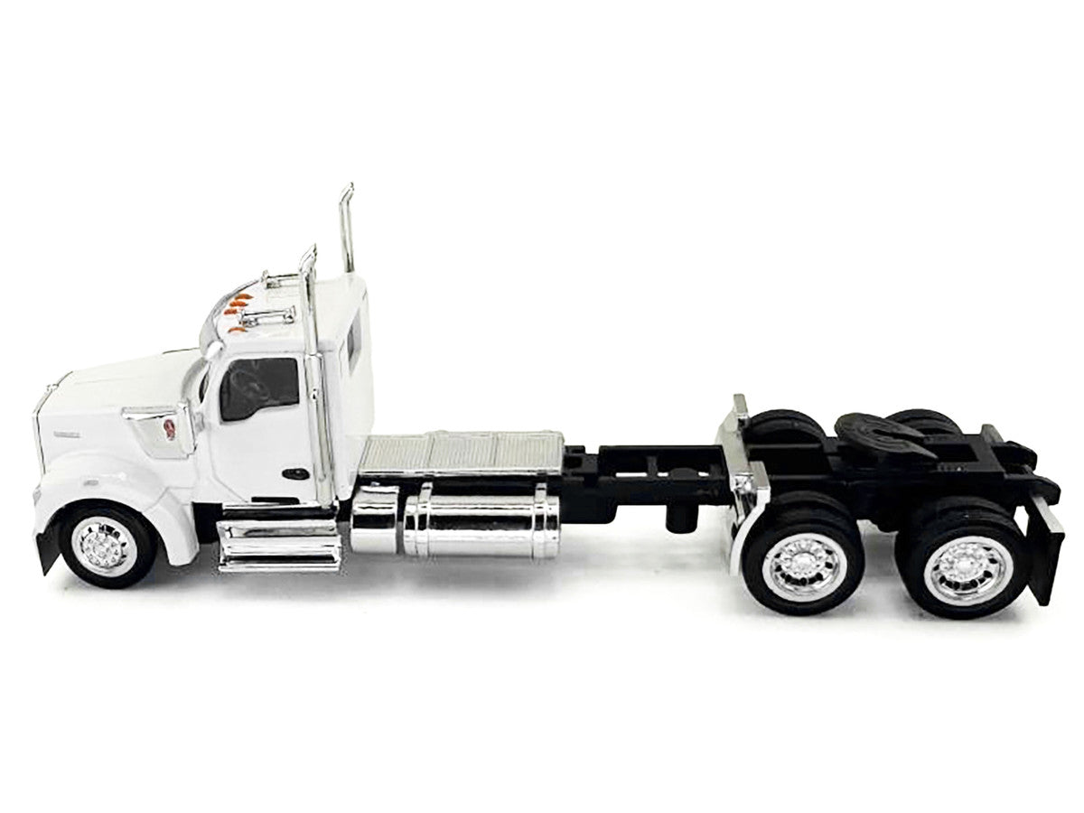 Kenworth W990 2-Axel Day Cab White 1/87 (HO) Plastic Model Car by HO Logistics by HO Logistics Replicas