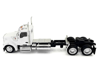 Kenworth W990 2-Axel Day Cab White 1/87 (HO) Plastic Model Car by HO Logistics by HO Logistics Replicas