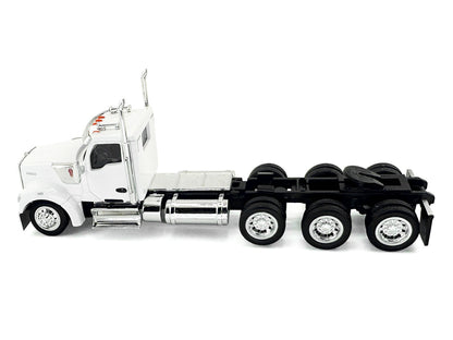 Kenworth W990 3-Axel Day Cab White 1/87 (HO) Plastic Model Car by HO Logistics by HO Logistics Replicas