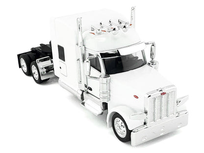 Kenworth W990 with Stand Up Sleeper Cab White 1/87 (HO) Plastic Model Car by HO Logistics by HO Logistics Replicas