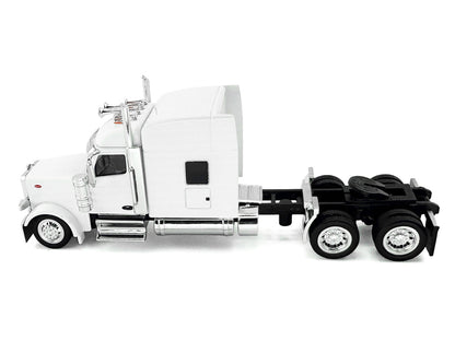 Kenworth W990 with Stand Up Sleeper Cab White 1/87 (HO) Plastic Model Car by HO Logistics by HO Logistics Replicas