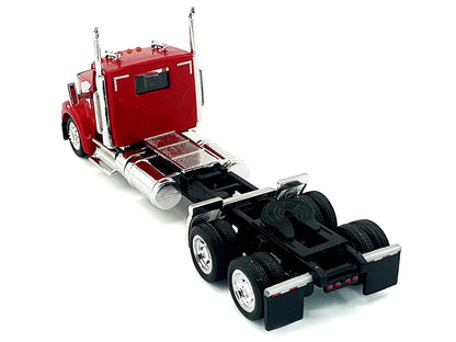 Kenworth W990 2-Axel Day Cab Red 1/87 (HO) Plastic Model Car by HO Logistics by HO Logistics Replicas