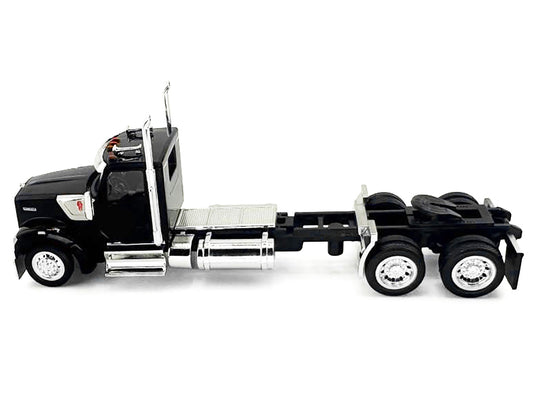 Kenworth W990 2-Axel Day Cab Black 1/87 (HO) Plastic Model Car by HO Logistics by HO Logistics Replicas