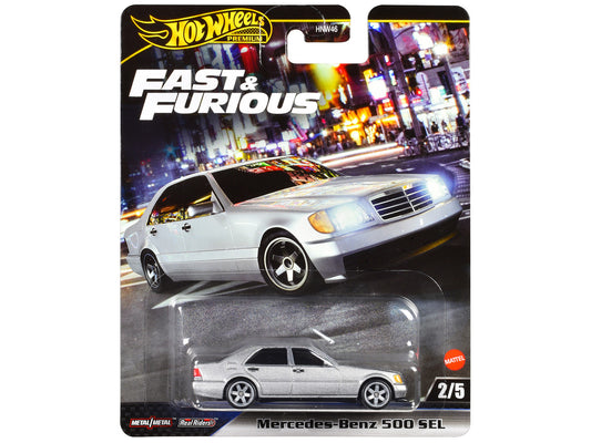Mercedes-Benz 500 SEL Silver Metallic "The Fast and the Furious: Tokyo Drift" (2006) Movie "Fast & Furious" Series Diecast Model Car by Hot Wheels by Hotwheels