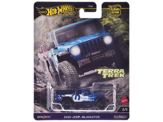 2020 Jeep Gladiator Pickup Truck Blue Metallic "MOPAR" "Terra Trek" Series Diecast Model Car by Hot Wheels by Hotwheels