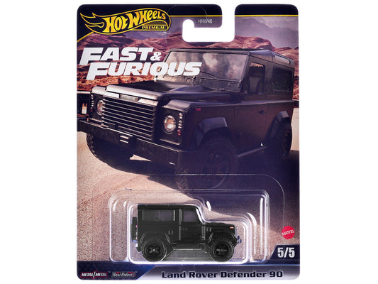 Land Rover Defender 90 Black "F9" (2021) Movie "Fast & Furious" Series Diecast Model Car by Hot Wheels by Hotwheels