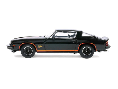 1977 Chevrolet Camaro Z28 Black with Stripes 1/64 Diecast Model Car by IXO Models-1
