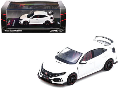 Honda Civic Type R (FK8) RHD (Right Hand Drive) White 1/64 Diecast Model Car by Inno Models by Inno Models