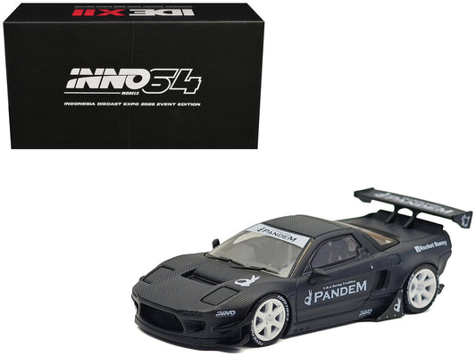 Honda NSX (NA1) RHD (Right Hand Drive) "Pandem Rocket Bunny" Carbon Fiber "Indonesia Diecast Expo 2025 Event Edition" 1/64 Diecast Model Car by Inno Models by Inno Models
