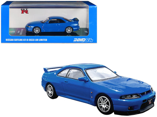 Nissan Skyline GT-R (R33) RHD (Right Hand Drive) Blue "LM Limited" 1/64 Diecast Model Car by Inno Models by Inno Models