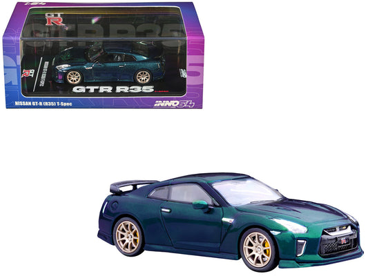 Nissan GT-R (R35) T-Spec RHD (Right Hand Drive) Midnight Purple Metallic 1/64 Diecast Model Car by Inno Models by Inno Models