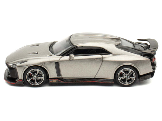 Nissan GT-R50 By ItalDesign Gray Metallic "Indonesia Diecast Expo 2024 Exclusive Edition" 1/64 Diecast Model Car by Inno Models by Inno Models