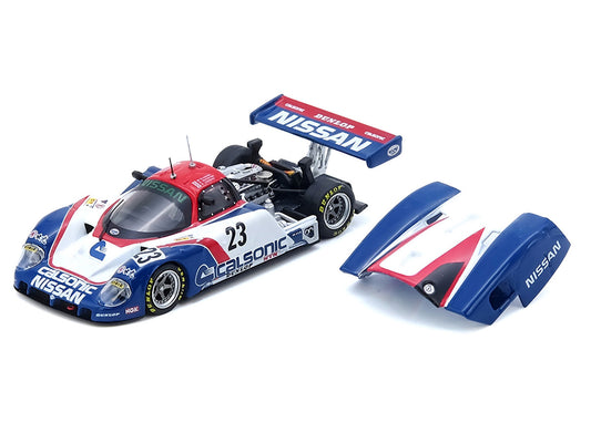 Nissan R89C #23 Masahiro Hasemi - Kazuyoshi Hoshino - Toshio Suzuki "24 Hours of Le Mans" (1989) 1/64 Diecast Model Car by Inno Models by Inno Models
