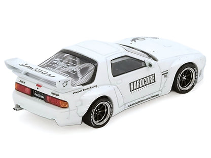 Mazda RX7 (FC3S) "Pandem Aero" Widebody Kit White with Graphics 1/64 Diecast Model Car by Inno Models by Inno Models