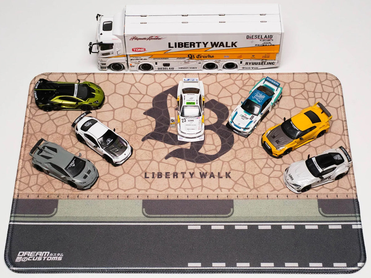 Desktop Display Mat "LB" Logo by Dream Customs by Dream Customs