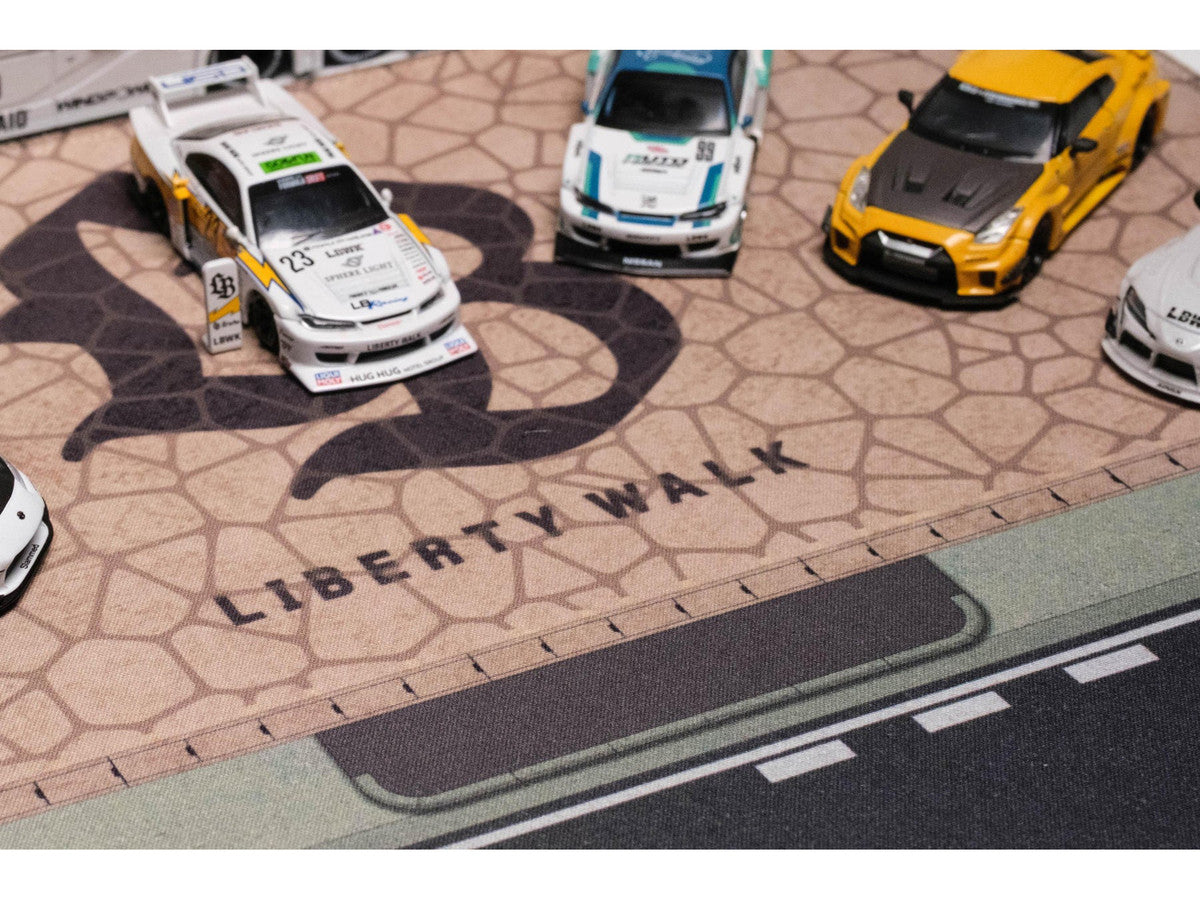 Desktop Display Mat "LB" Logo by Dream Customs by Dream Customs