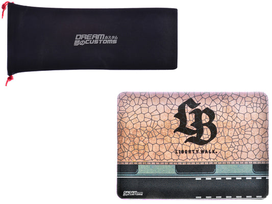 Desktop Display Mat "LB" Logo by Dream Customs by Dream Customs