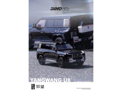 Yangwang U8 Black 1/64 Diecast Model Car by Inno Models by Inno Models
