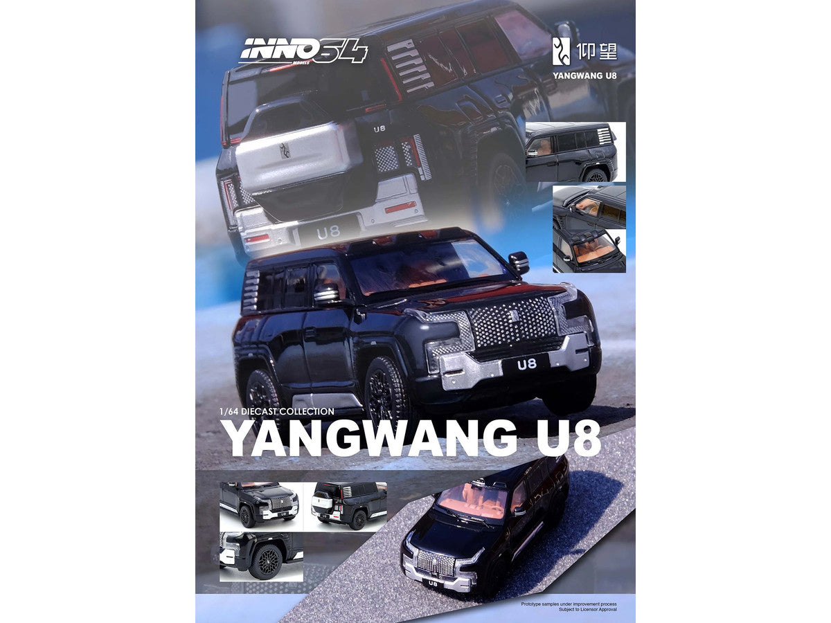 Yangwang U8 Black 1/64 Diecast Model Car by Inno Models by Inno Models