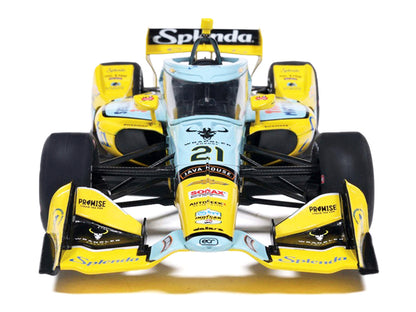 Dallara IndyCar #21 Christian Rasmussen "Splenda" Ed Carpenter Racing (Road Course Configuration) "NTT IndyCar Series" (2026) 1/18 Diecast Model Car by IXO Models by IXO