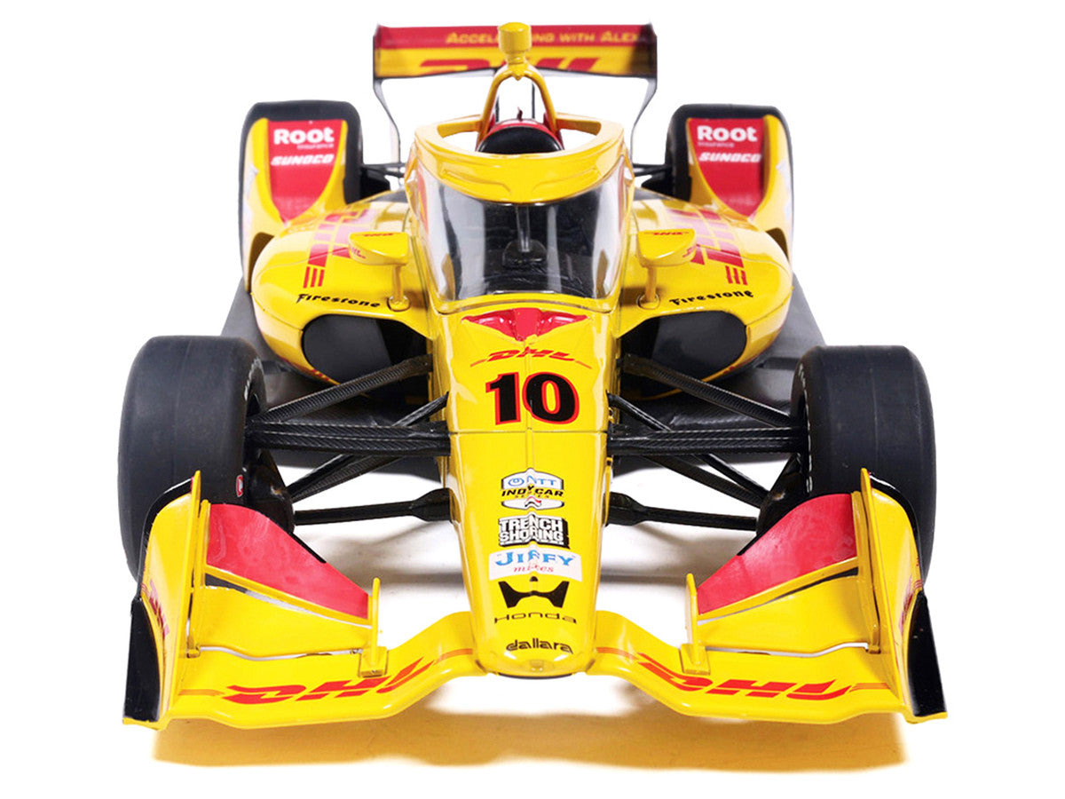 Dallara IndyCar #10 Alex Palou "DHL" Chip Ganassi Racing (Road Course Configuration) "NTT IndyCar Series" (2026) 1/18 Diecast Model Car by IXO Models by IXO