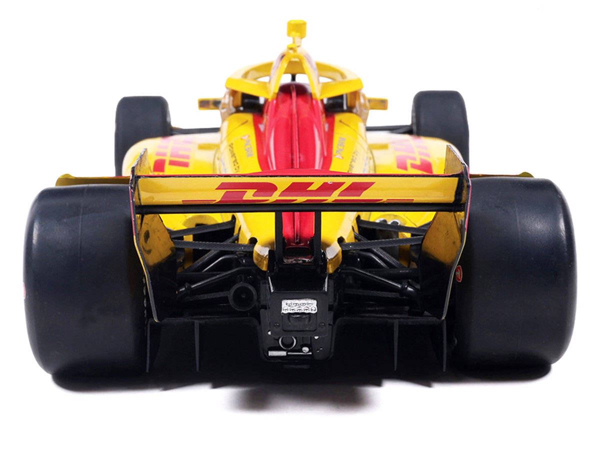 Dallara IndyCar #10 Alex Palou "DHL" Chip Ganassi Racing (Road Course Configuration) "NTT IndyCar Series" (2026) 1/18 Diecast Model Car by IXO Models by IXO