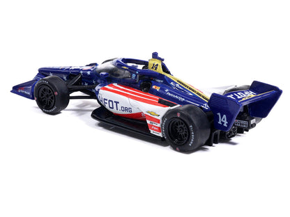 Dallara IndyCar #14 Santino Ferrucci "HFOT.Org" AJ Foyt Racing (Road Course Configuration) "NTT IndyCar Series" (2026) 1/64 Diecast Model Car by IXO Models by IXO