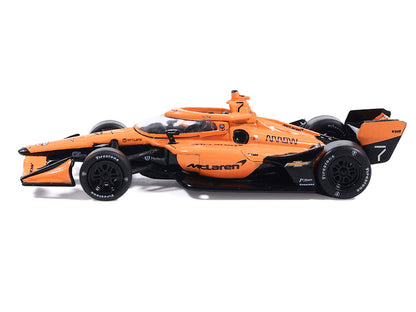 Dallara IndyCar #7 Christian Lundgaard "McLaren" Arrow McLaren IndyCar Team (Road Course Configuration) "NTT IndyCar Series" (2026) 1/64 Diecast Model by IXO Models by IXO
