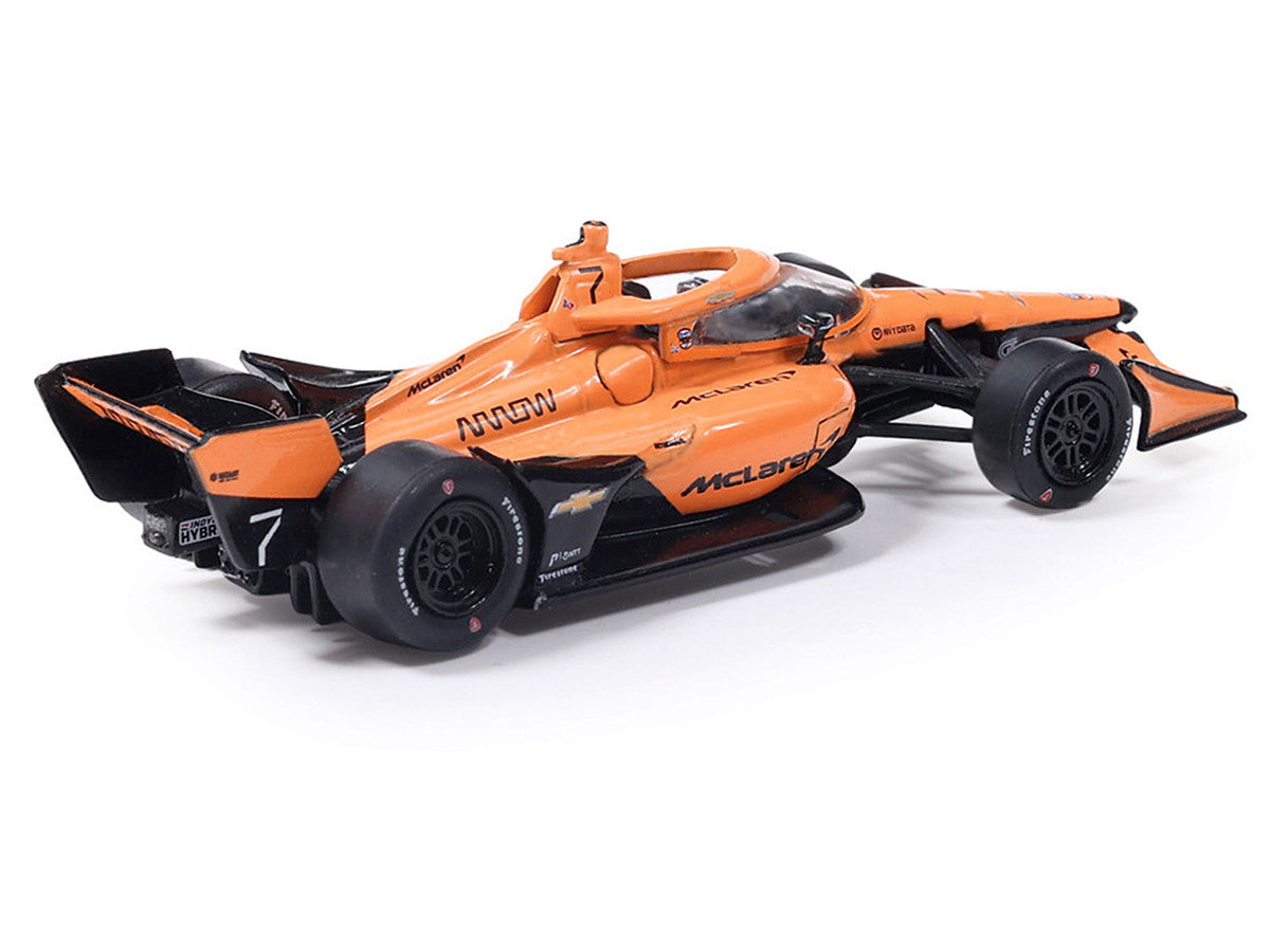Dallara IndyCar #7 Christian Lundgaard "McLaren" Arrow McLaren IndyCar Team (Road Course Configuration) "NTT IndyCar Series" (2026) 1/64 Diecast Model by IXO Models by IXO