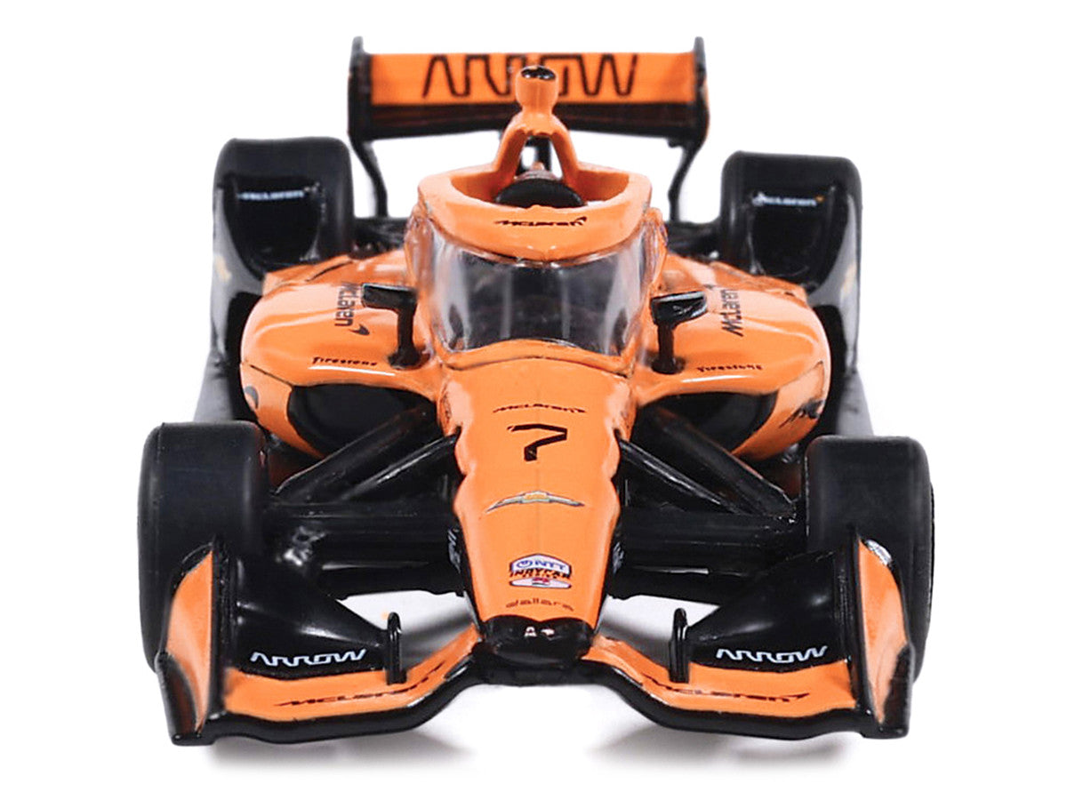 Dallara IndyCar #7 Christian Lundgaard "McLaren" Arrow McLaren IndyCar Team (Road Course Configuration) "NTT IndyCar Series" (2026) 1/64 Diecast Model by IXO Models by IXO