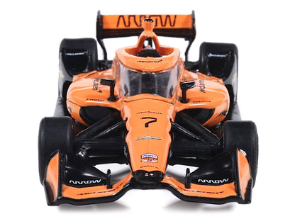 Dallara IndyCar #7 Christian Lundgaard "McLaren" Arrow McLaren IndyCar Team (Road Course Configuration) "NTT IndyCar Series" (2026) 1/64 Diecast Model by IXO Models by IXO