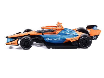 Dallara IndyCar #6 Nolan Siegel "NTT Data" Arrow McLaren IndyCar Team (Road Course Configuration) "NTT IndyCar Series" (2026) 1/64 Diecast Model by IXO Models by IXO