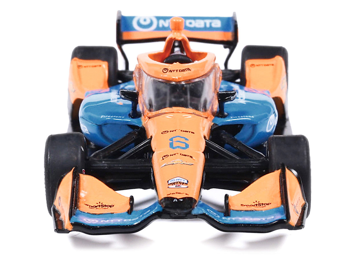 Dallara IndyCar #6 Nolan Siegel "NTT Data" Arrow McLaren IndyCar Team (Road Course Configuration) "NTT IndyCar Series" (2026) 1/64 Diecast Model by IXO Models by IXO