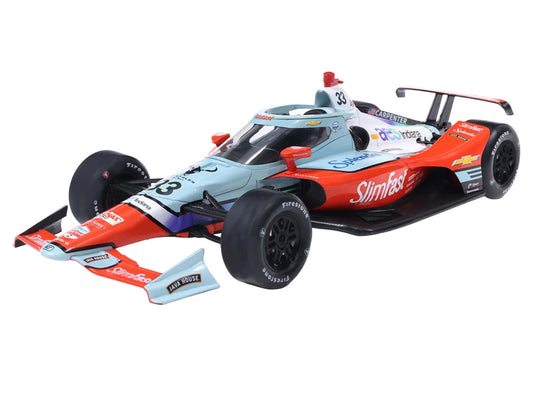 Dallara IndyCar #33 Ed Carpenter "Slim Fast" Ed Carpenter Racing (Road Course Configuration) "NTT IndyCar Series" (2026) 1/64 Diecast Model Car by IXO Models by IXO