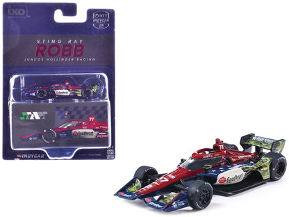 Dallara IndyCar #77 Sting Ray Robb "Goodheart Animal Health Center" Juncos Hollinger Racing (Road Course Configuration) "NTT IndyCar Series" (2026) 1/64 Diecast Model Car by IXO Models by IXO