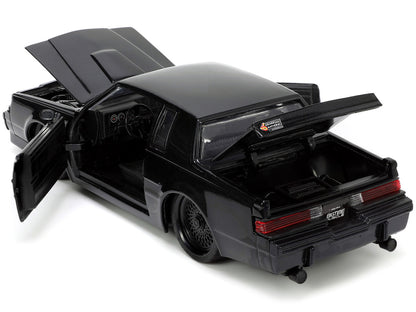 1987 Buick Grand National Black Metallic "Blackbird" "Bigtime Muscle" Series 1/24 Diecast Model Car by Jada by Jada