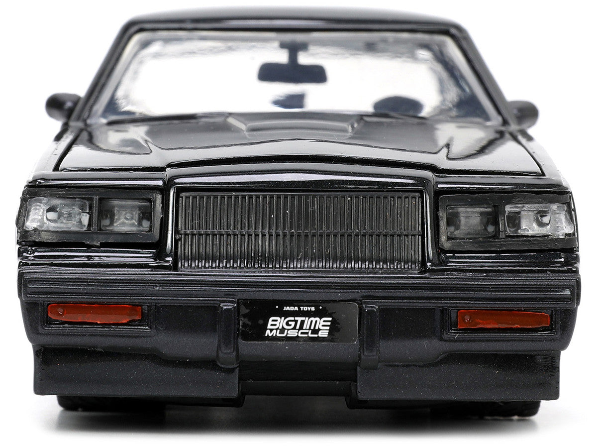 1987 Buick Grand National Black Metallic "Blackbird" "Bigtime Muscle" Series 1/24 Diecast Model Car by Jada by Jada