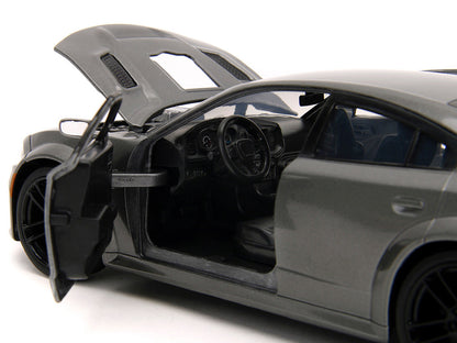 2021 Dodge Charger SRT Hellcat Gray Metallic "Fast X" (2023) Movie "Fast & Furious" Series 1/24 Diecast Model Car by Jada by Jada