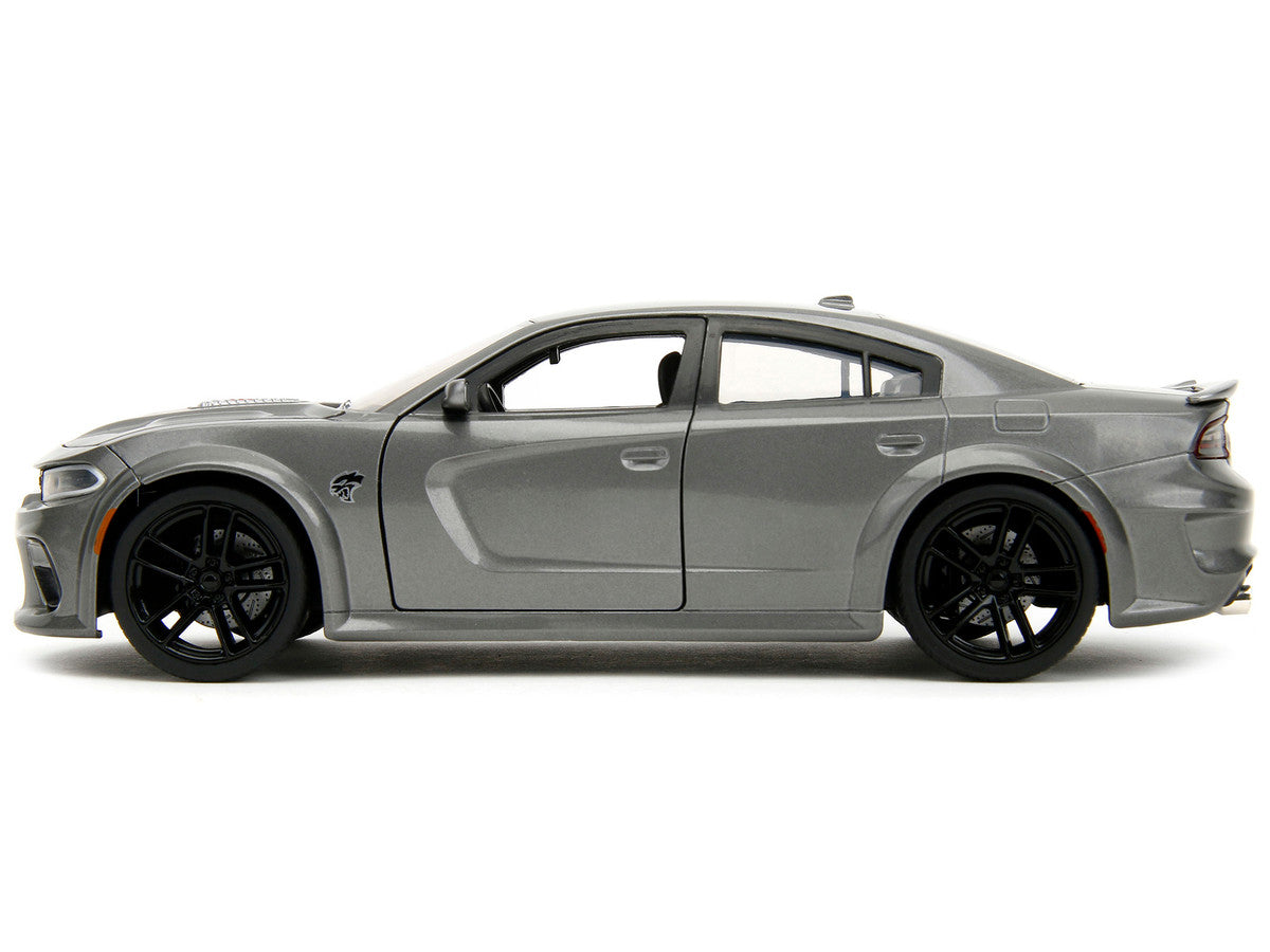 2021 Dodge Charger SRT Hellcat Gray Metallic "Fast X" (2023) Movie "Fast & Furious" Series 1/24 Diecast Model Car by Jada by Jada