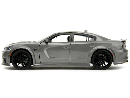 2021 Dodge Charger SRT Hellcat Gray Metallic "Fast X" (2023) Movie "Fast & Furious" Series 1/24 Diecast Model Car by Jada by Jada