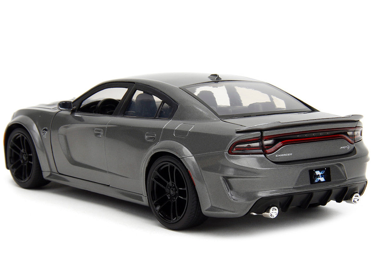 2021 Dodge Charger SRT Hellcat Gray Metallic "Fast X" (2023) Movie "Fast & Furious" Series 1/24 Diecast Model Car by Jada by Jada