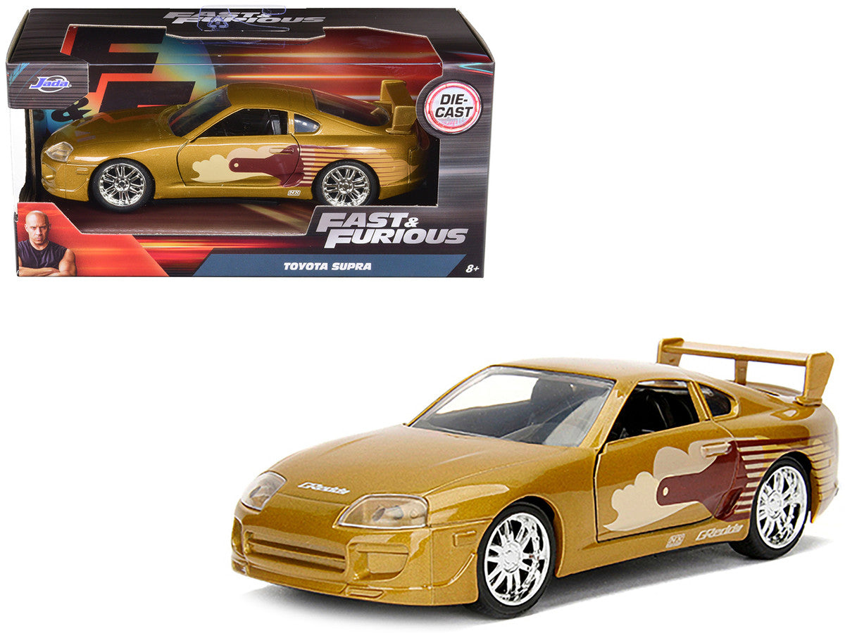 Slap Jack's Toyota Supra Gold "Fast & Furious" Movie 1/32 Diecast Model Car by Jada by Jada