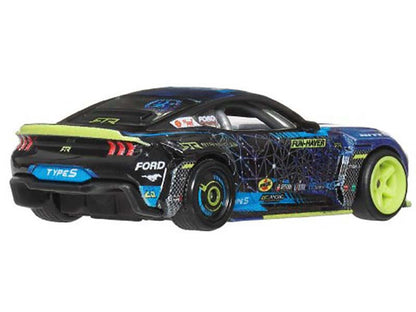 2024 Ford Mustang RTR Spec 5-FD Dark Blue with Graphics "Circuit Legends" Series Diecast Model Car by Hot Wheels by Hotwheels