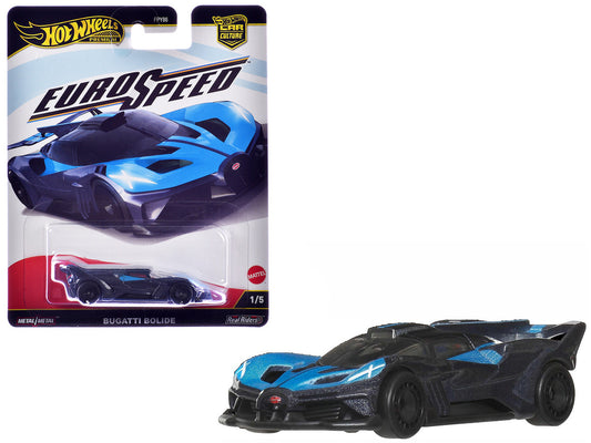 Bugatti Bolide Blue and Dark Blue Metallic "Euro Speed" Series Diecast Model Car by Hot Wheels by Hotwheels