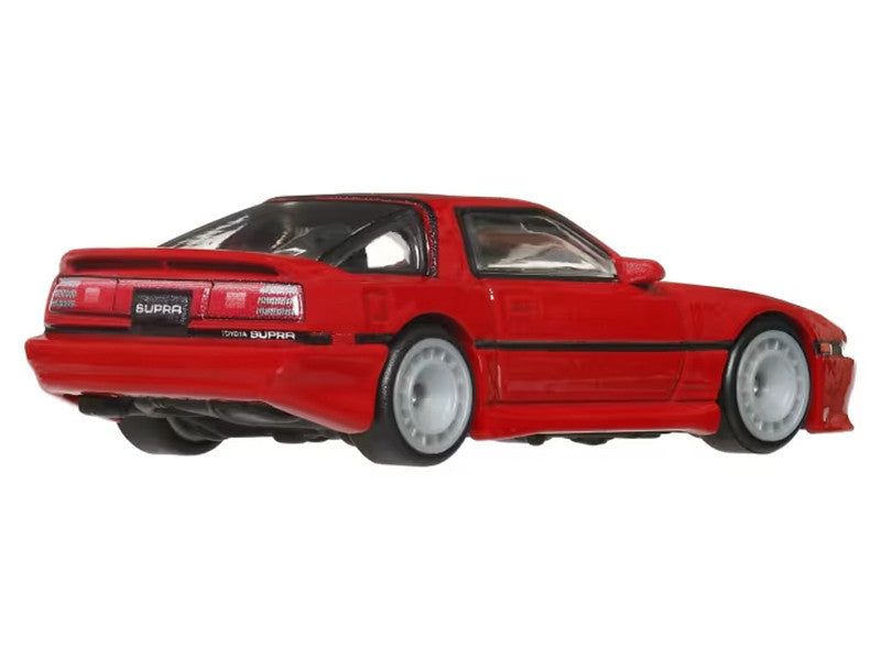 1989 Toyota Supra RHD (Right Hand Drive) Red "Ronin Run II" Series Diecast Model Car by Hot Wheels by Hotwheels
