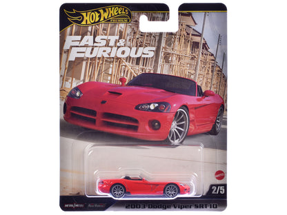 2003 Dodge Viper SRT10 Red "The Fast and the Furious: Tokyo Drift" (2006) Movie "Fast & Furious" Series Diecast Model Car by Hot Wheels by Hotwheels