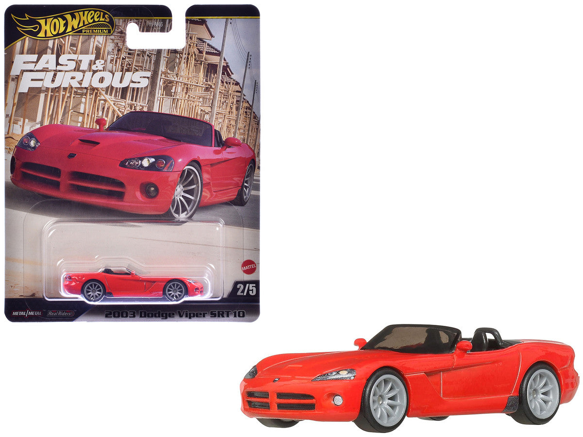 2003 Dodge Viper SRT10 Red "The Fast and the Furious: Tokyo Drift" (2006) Movie "Fast & Furious" Series Diecast Model Car by Hot Wheels by Hotwheels