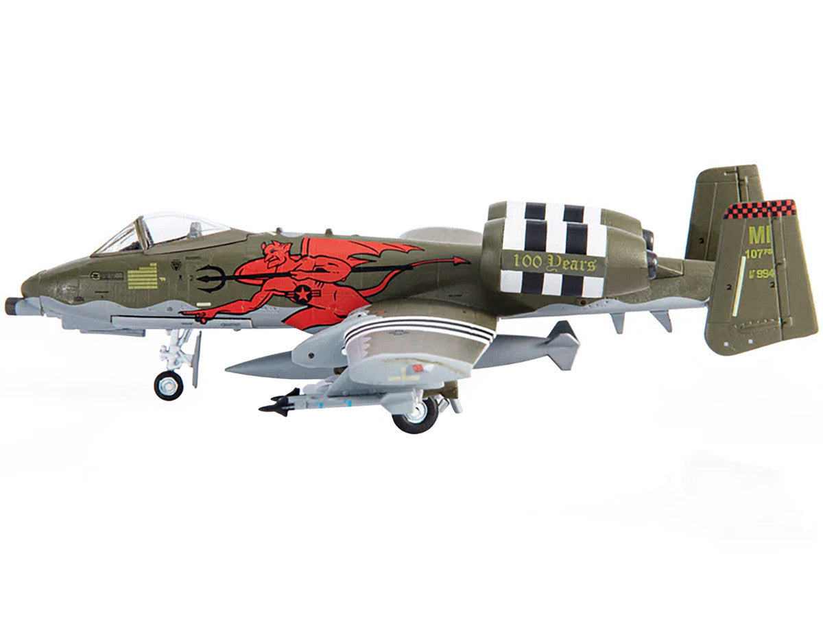 Fairchild Republic A-10A Thunderbolt II Aircraft "US Air Force 107th Fighter Squadron 100th Anniversary Edition" (2018) 1/144 Diecast Model by JC Wings by JC Wings
