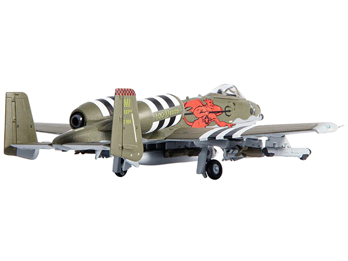 Fairchild Republic A-10A Thunderbolt II Aircraft "US Air Force 107th Fighter Squadron 100th Anniversary Edition" (2018) 1/144 Diecast Model by JC Wings by JC Wings