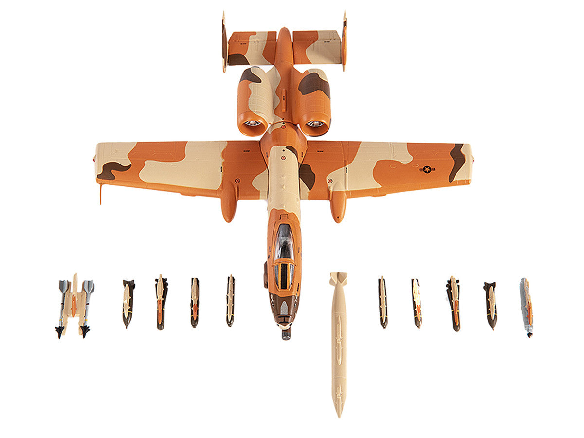 Fairchild Republic A-10C Thunderbolt II Attack Aircraft "917th Tactical Fighter Wing Operation Desert Storm" (1990) United States Air Force 1/144 Diecast Model by JC Wings by JC Wings